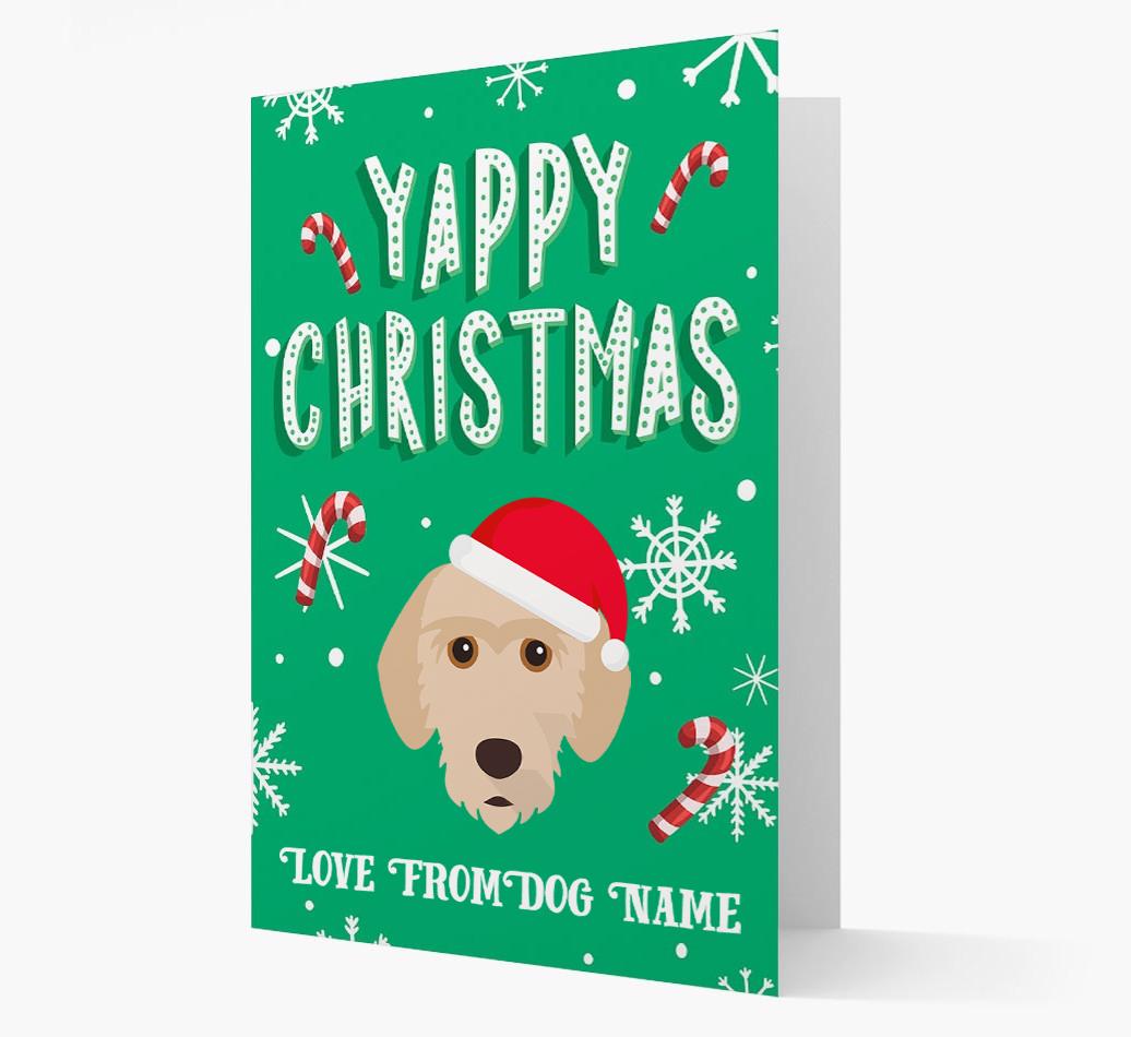 Yappy Christmas: Personalized {breedFullName} Christmas Card