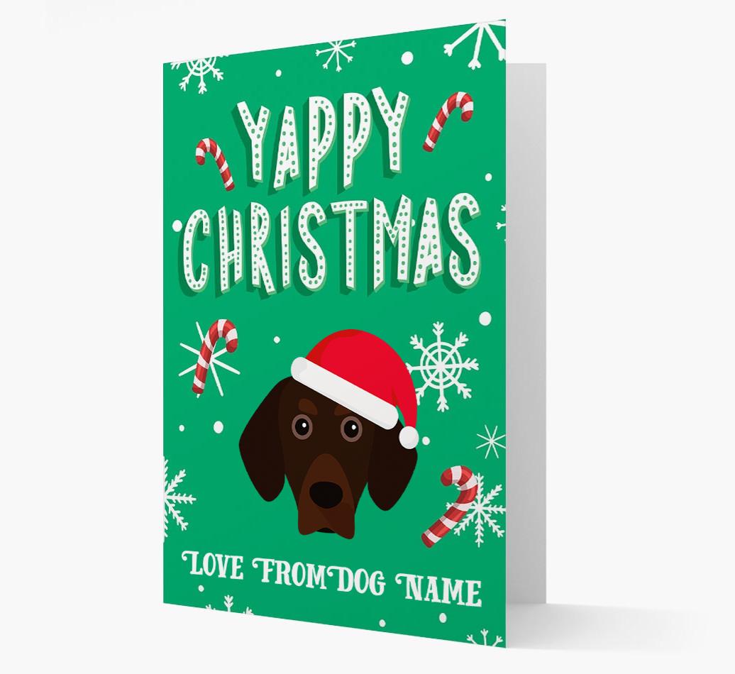Yappy Christmas: Personalized {breedFullName} Christmas Card