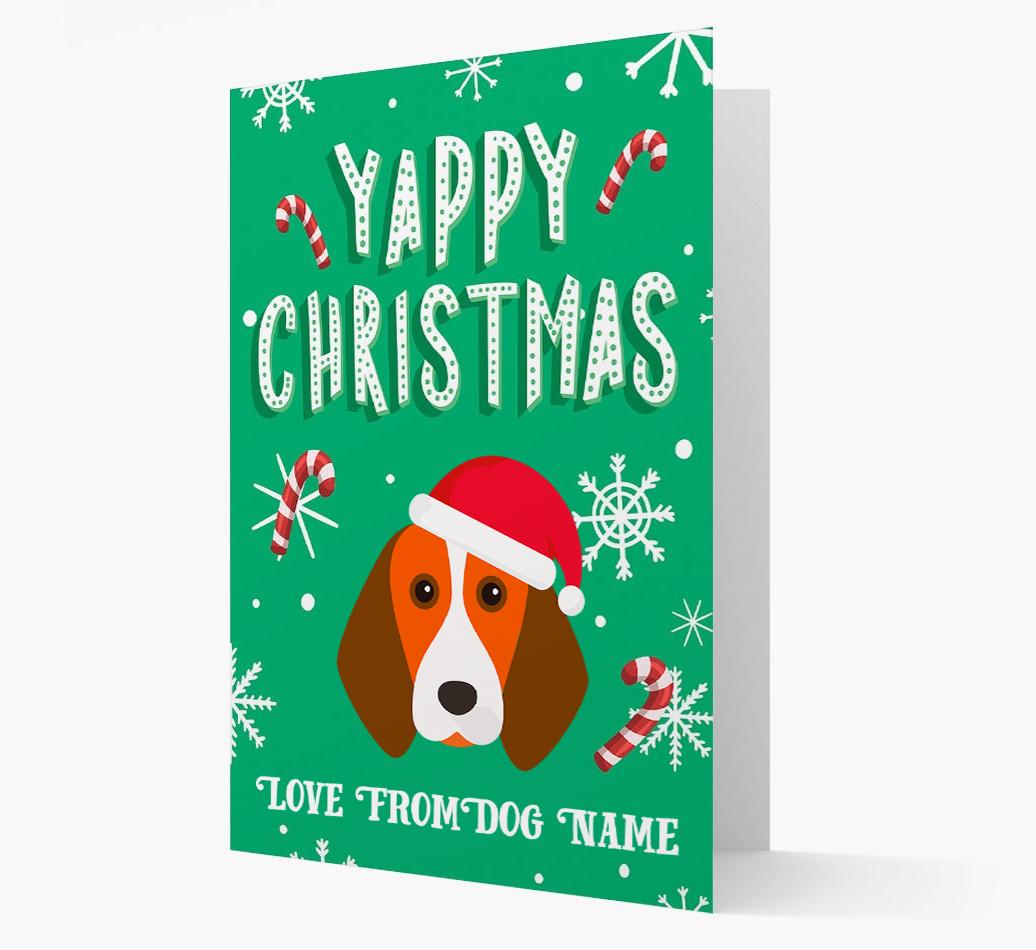 Yappy Christmas: Personalized {breedFullName} Christmas Card
