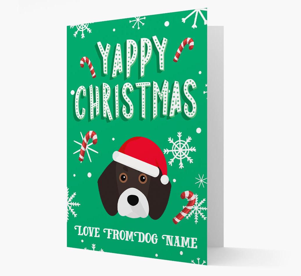 Yappy Christmas: Personalized {breedFullName} Christmas Card