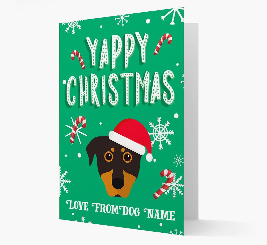 Yappy Christmas: Personalized {breedFullName} Christmas Card