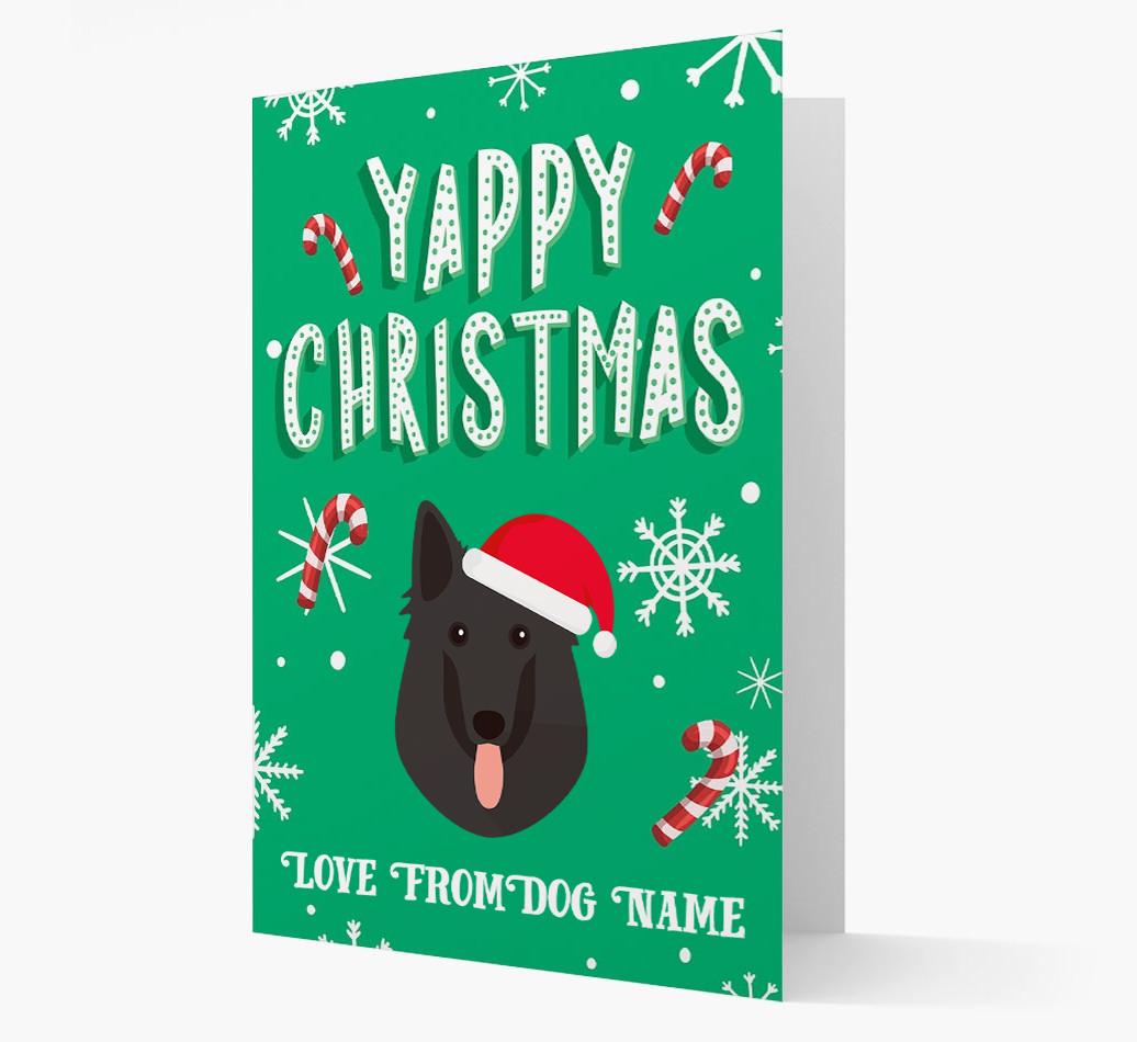 Yappy Christmas: Personalized {breedFullName} Christmas Card