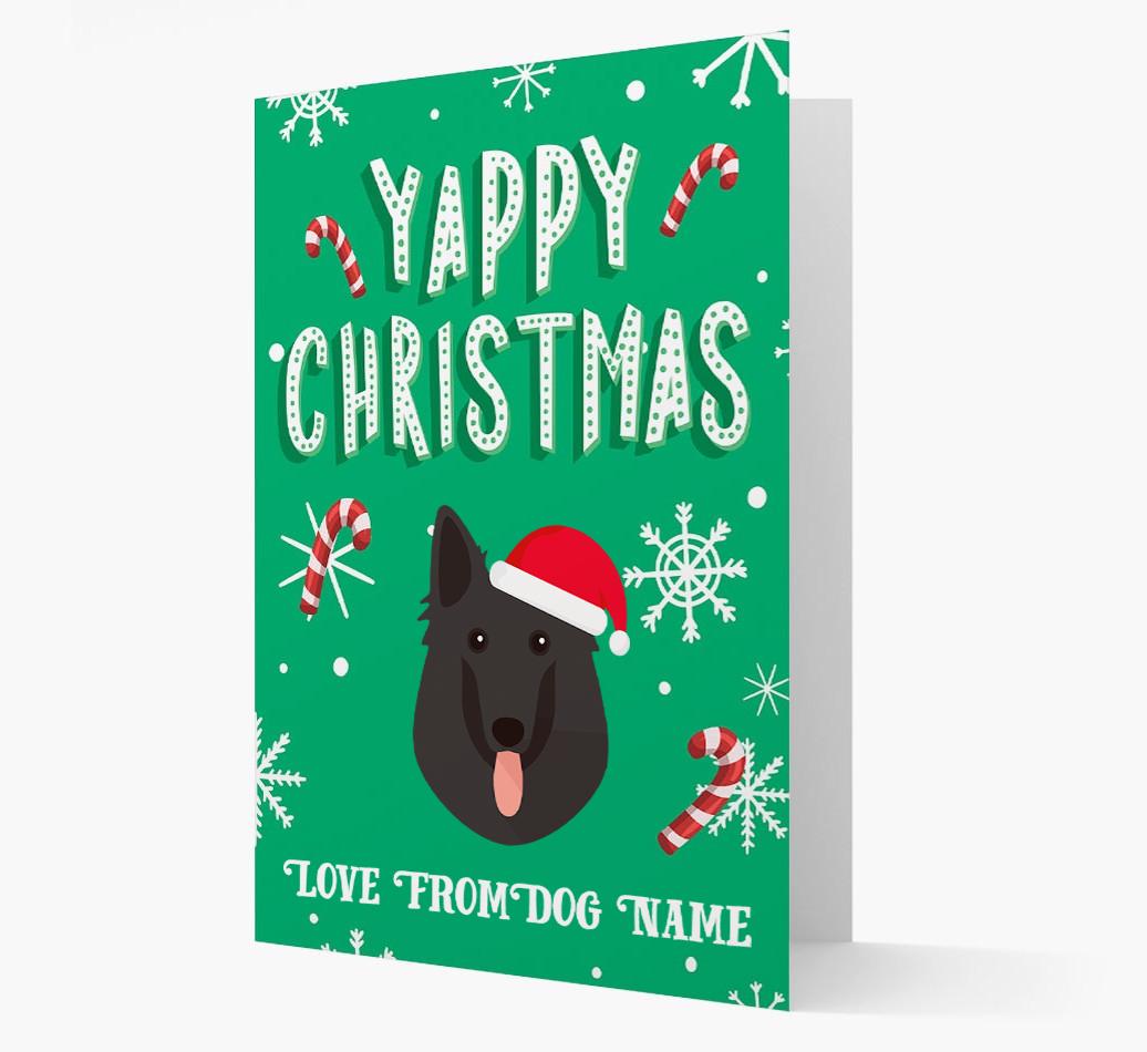 Yappy Christmas: Personalized {breedFullName} Christmas Card