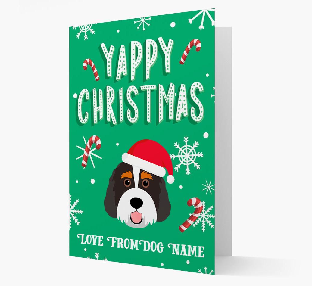 Yappy Christmas: Personalized {breedFullName} Christmas Card