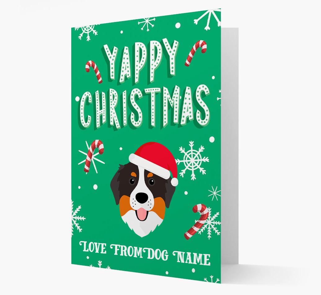 Yappy Christmas: Personalized {breedFullName} Christmas Card