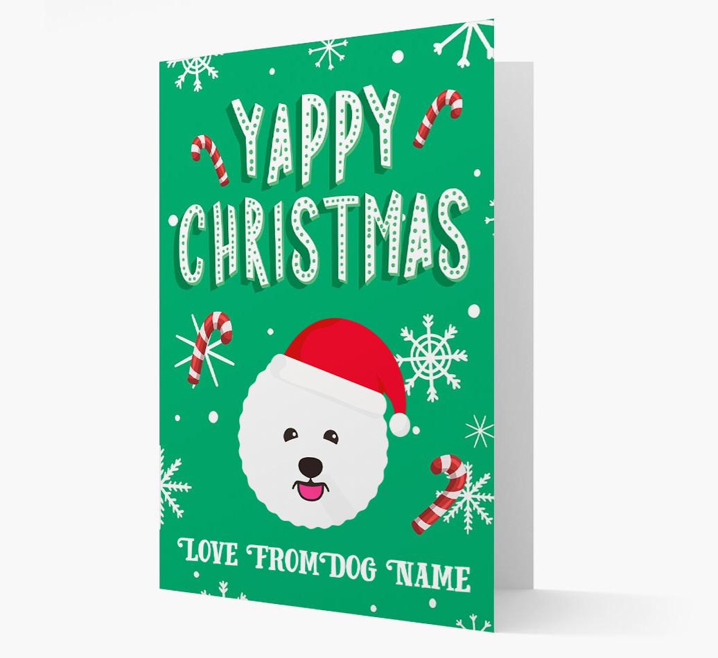 Yappy Christmas: Personalized {breedFullName} Christmas Card