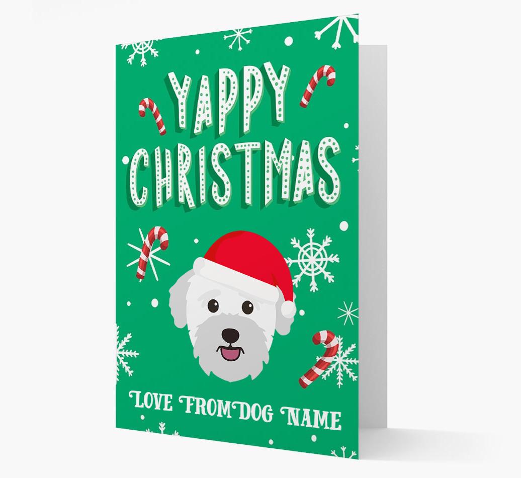 Yappy Christmas: Personalized {breedFullName} Christmas Card