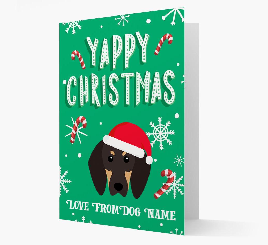 Yappy Christmas: Personalized {breedFullName} Christmas Card