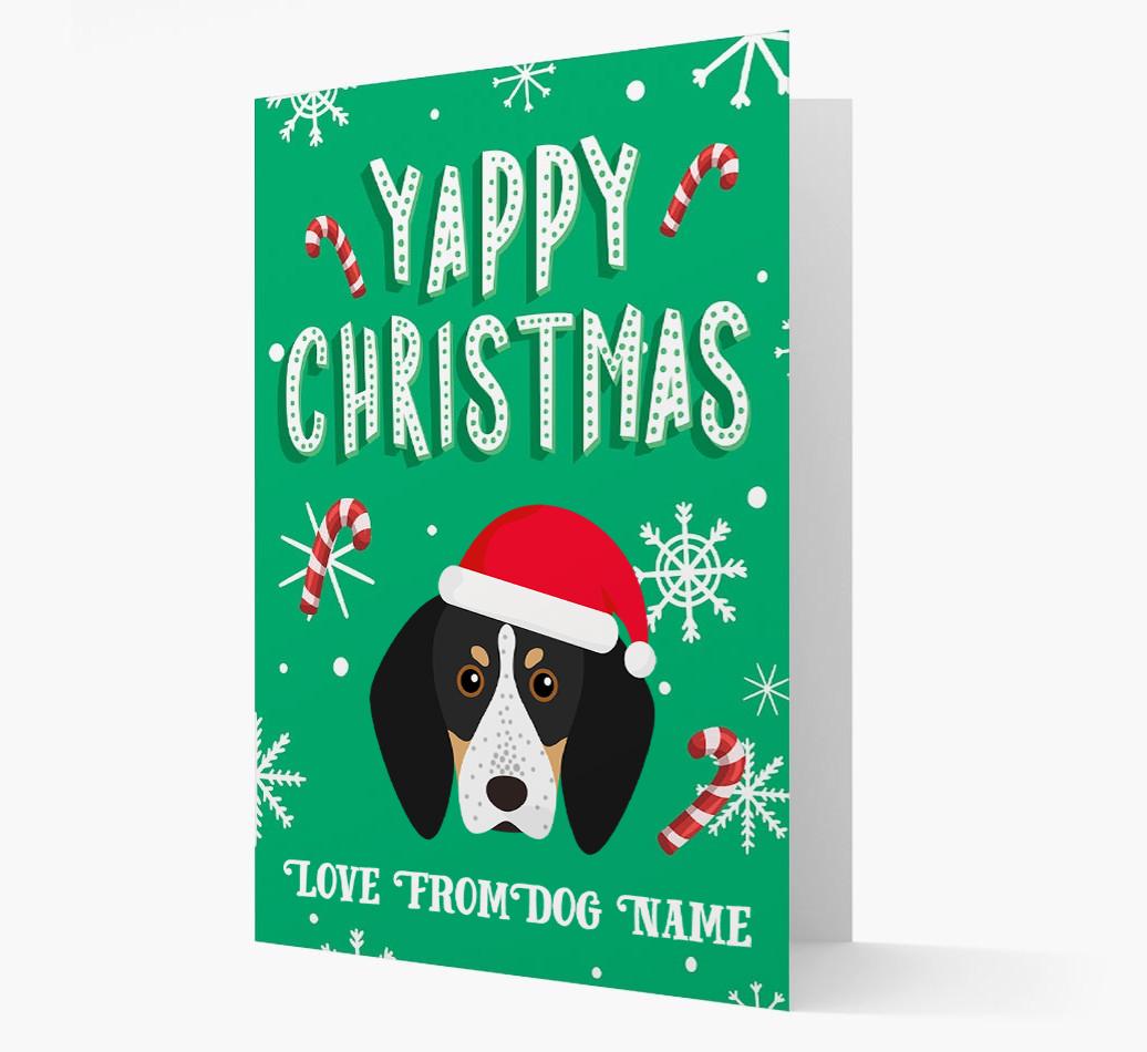 Yappy Christmas: Personalized {breedFullName} Christmas Card