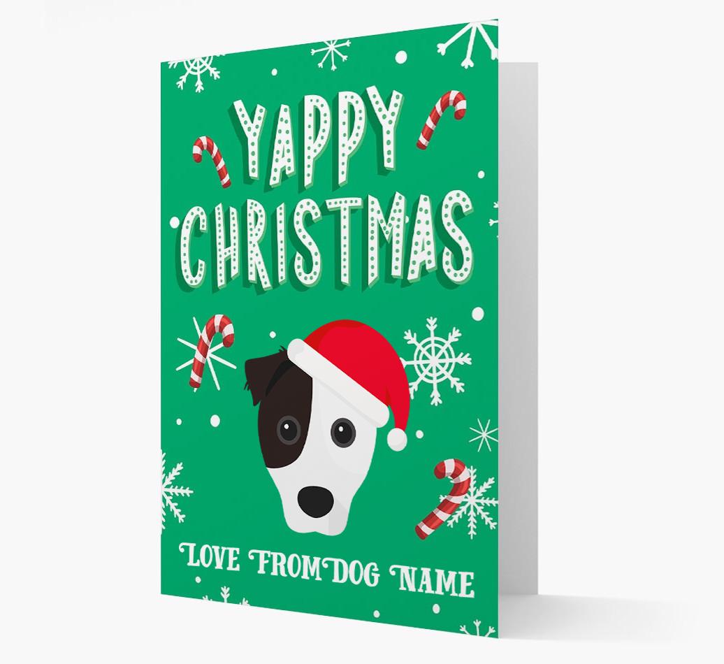 Yappy Christmas: Personalized {breedFullName} Christmas Card
