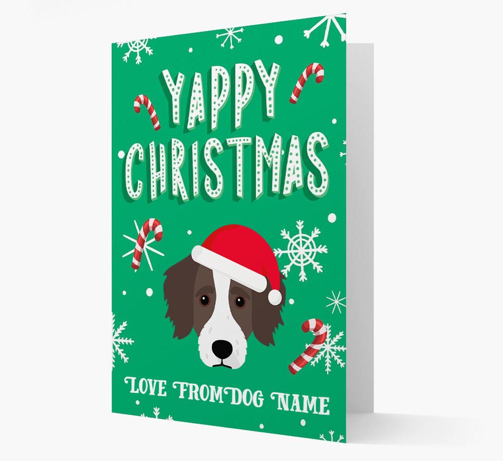 Yappy Christmas: Personalized {breedFullName} Christmas Card