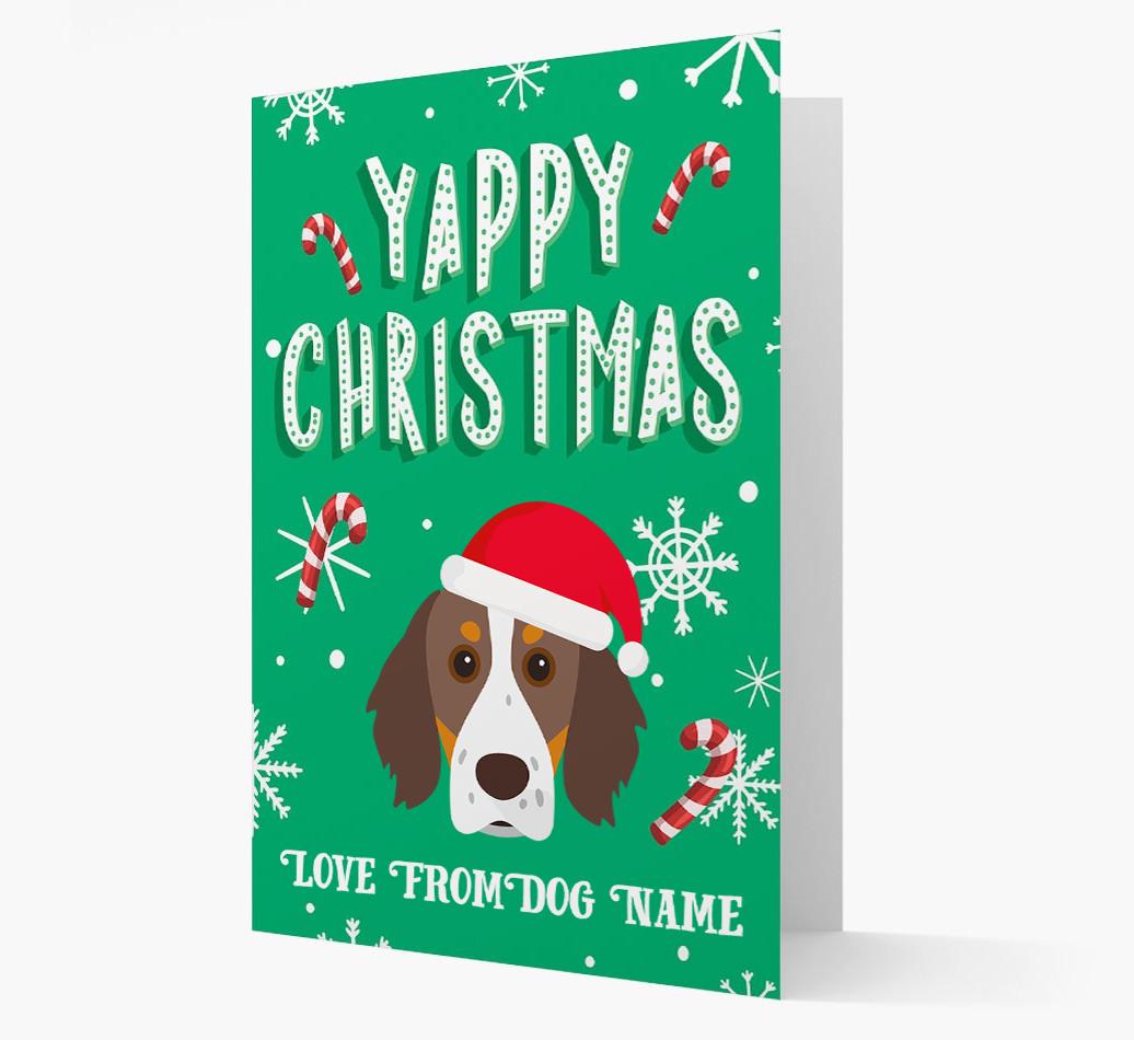 Yappy Christmas: Personalized {breedFullName} Christmas Card