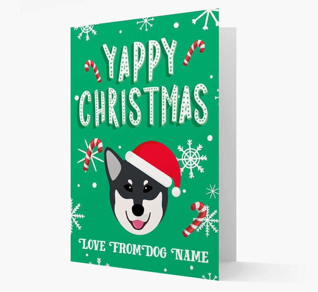 Yappy Christmas: Personalized {breedFullName} Christmas Card