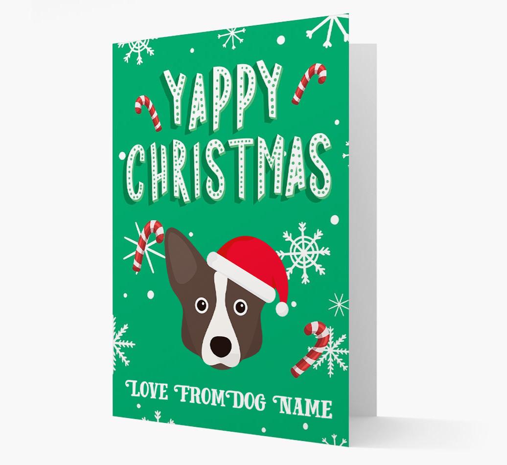 Yappy Christmas: Personalized {breedFullName} Christmas Card