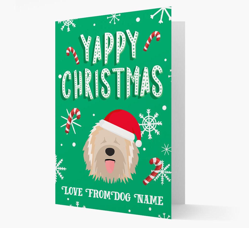 Yappy Christmas: Personalized {breedFullName} Christmas Card