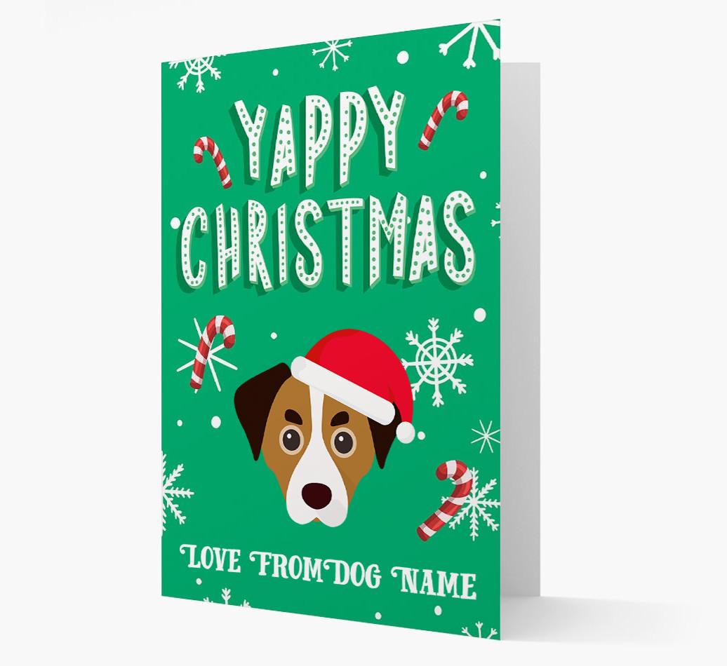 Yappy Christmas: Personalized {breedFullName} Christmas Card