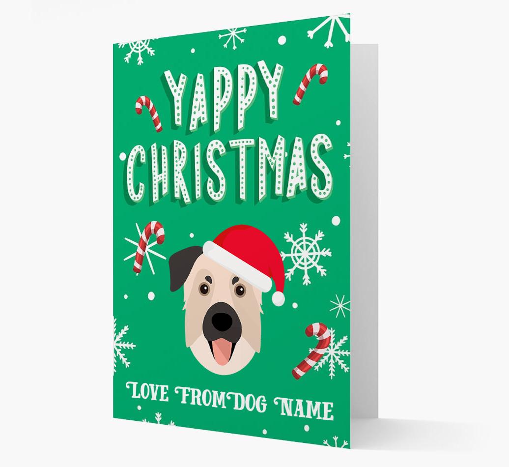 Yappy Christmas: Personalized {breedFullName} Christmas Card