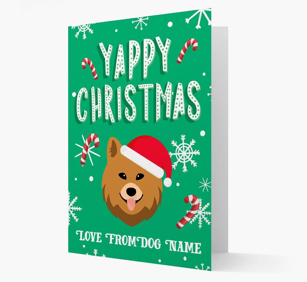 Yappy Christmas: Personalized {breedFullName} Christmas Card