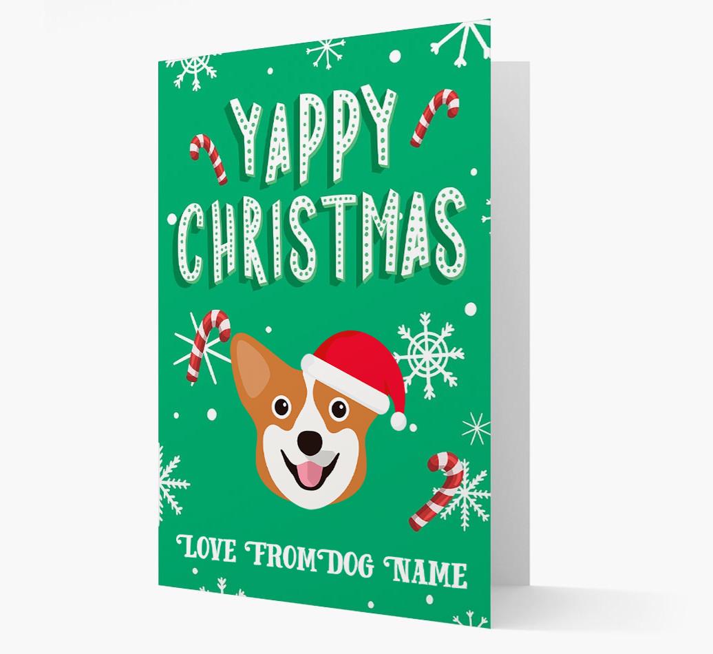 Yappy Christmas: Personalized {breedFullName} Christmas Card