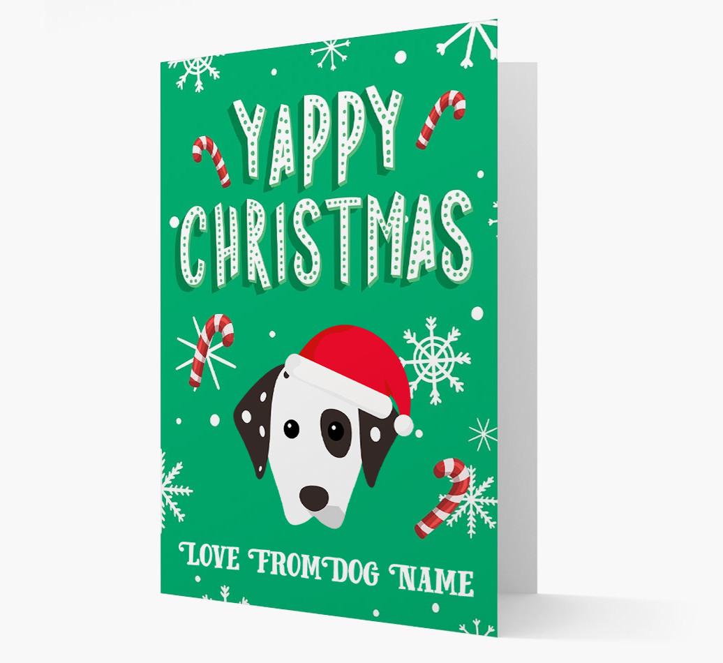 Yappy Christmas: Personalized {breedFullName} Christmas Card