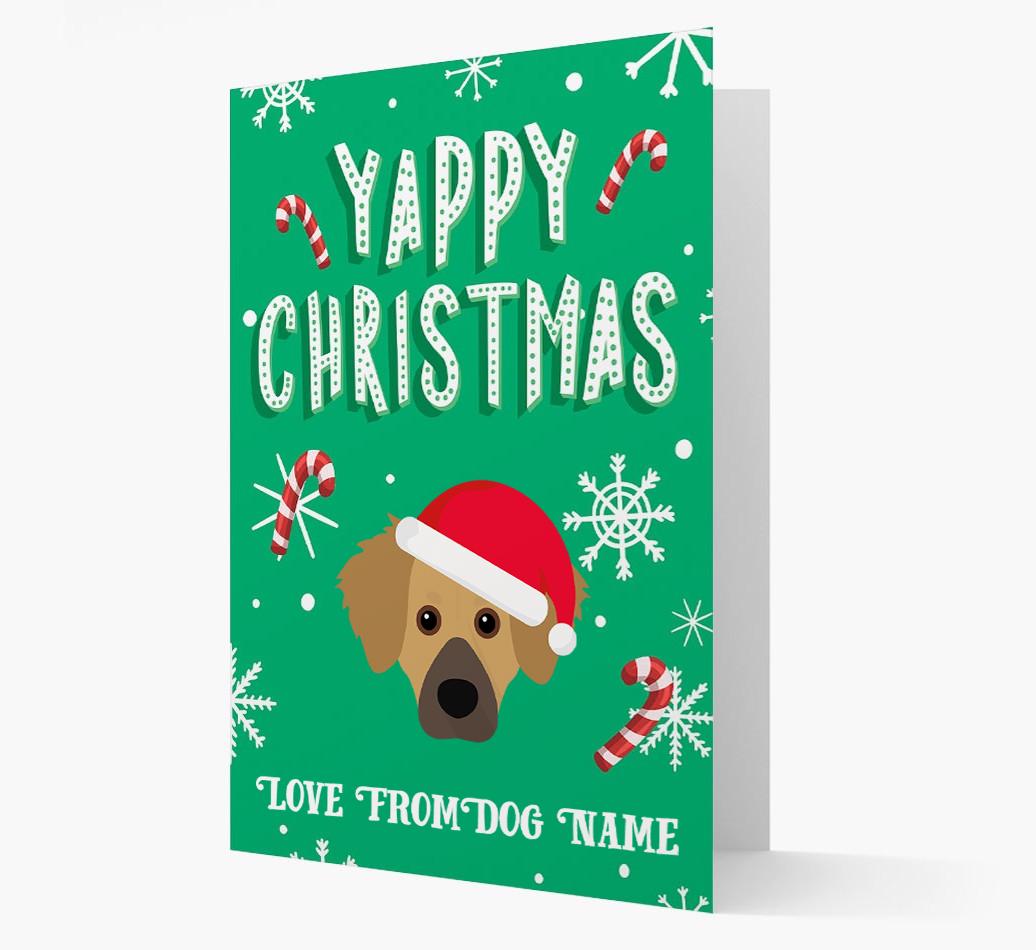 Yappy Christmas: Personalized {breedFullName} Christmas Card