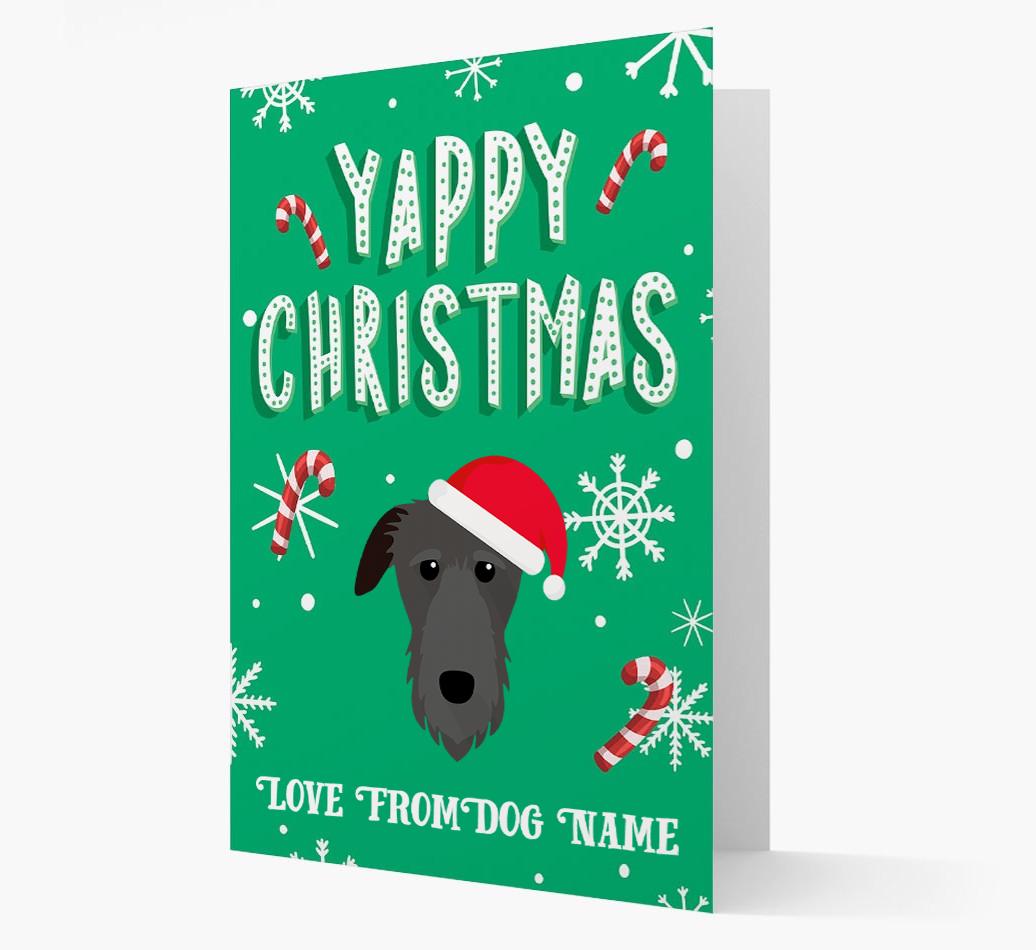 Yappy Christmas: Personalized {breedFullName} Christmas Card