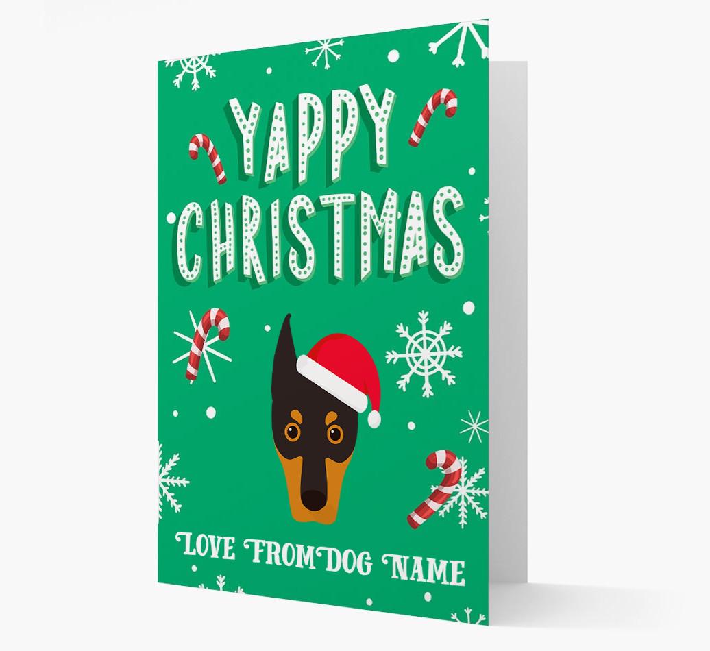 Yappy Christmas: Personalized {breedFullName} Christmas Card