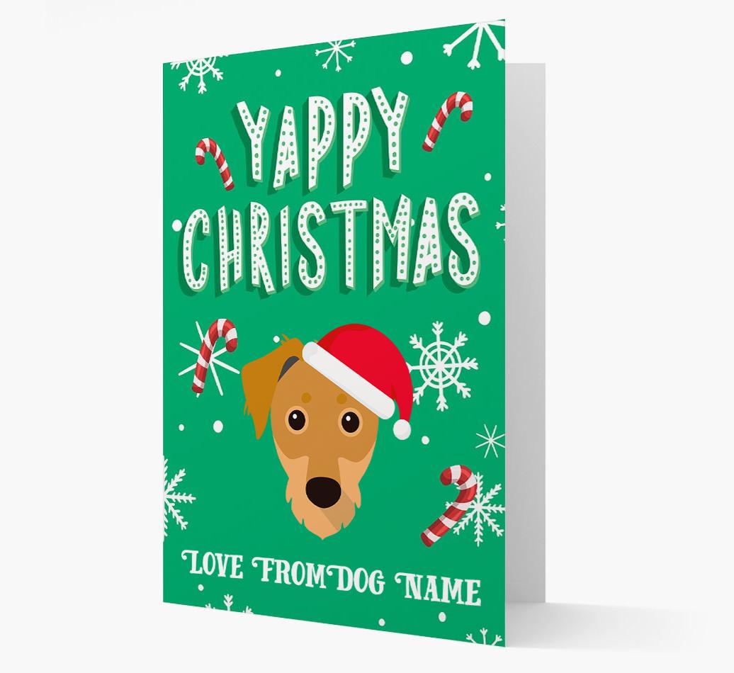 Yappy Christmas: Personalized {breedFullName} Christmas Card