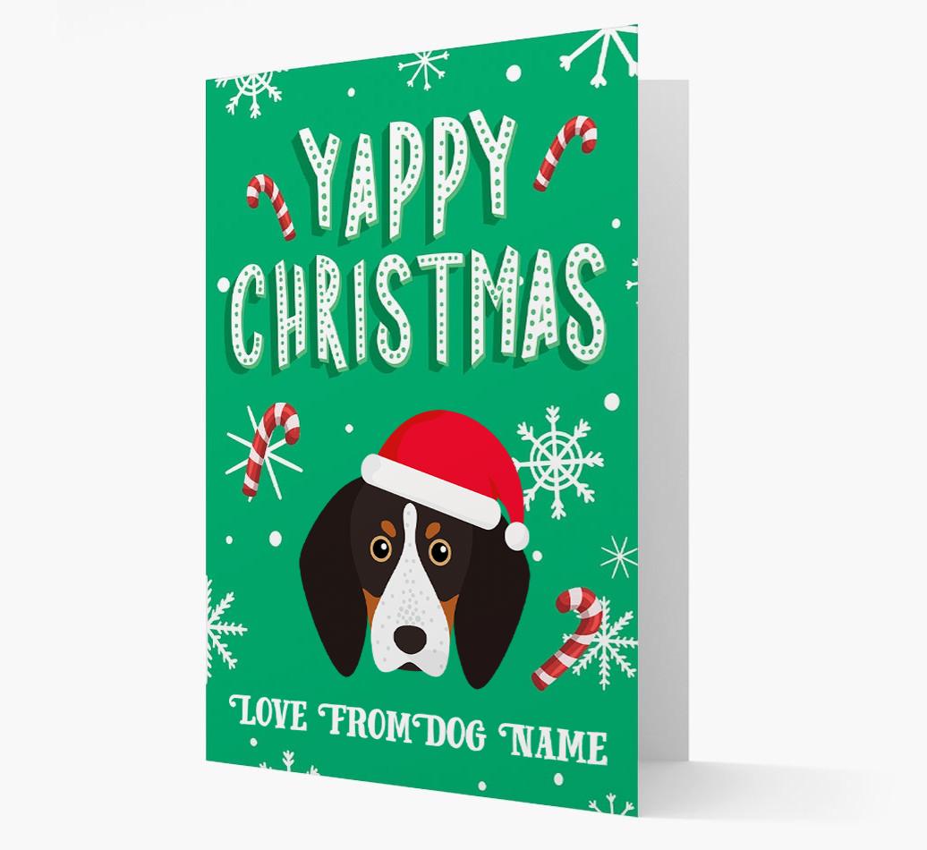 Yappy Christmas: Personalized {breedFullName} Christmas Card