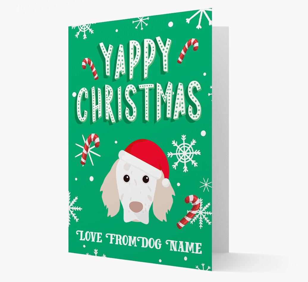 Yappy Christmas: Personalized {breedFullName} Christmas Card