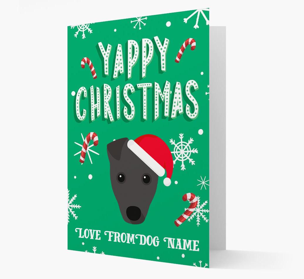 Yappy Christmas: Personalized {breedFullName} Christmas Card