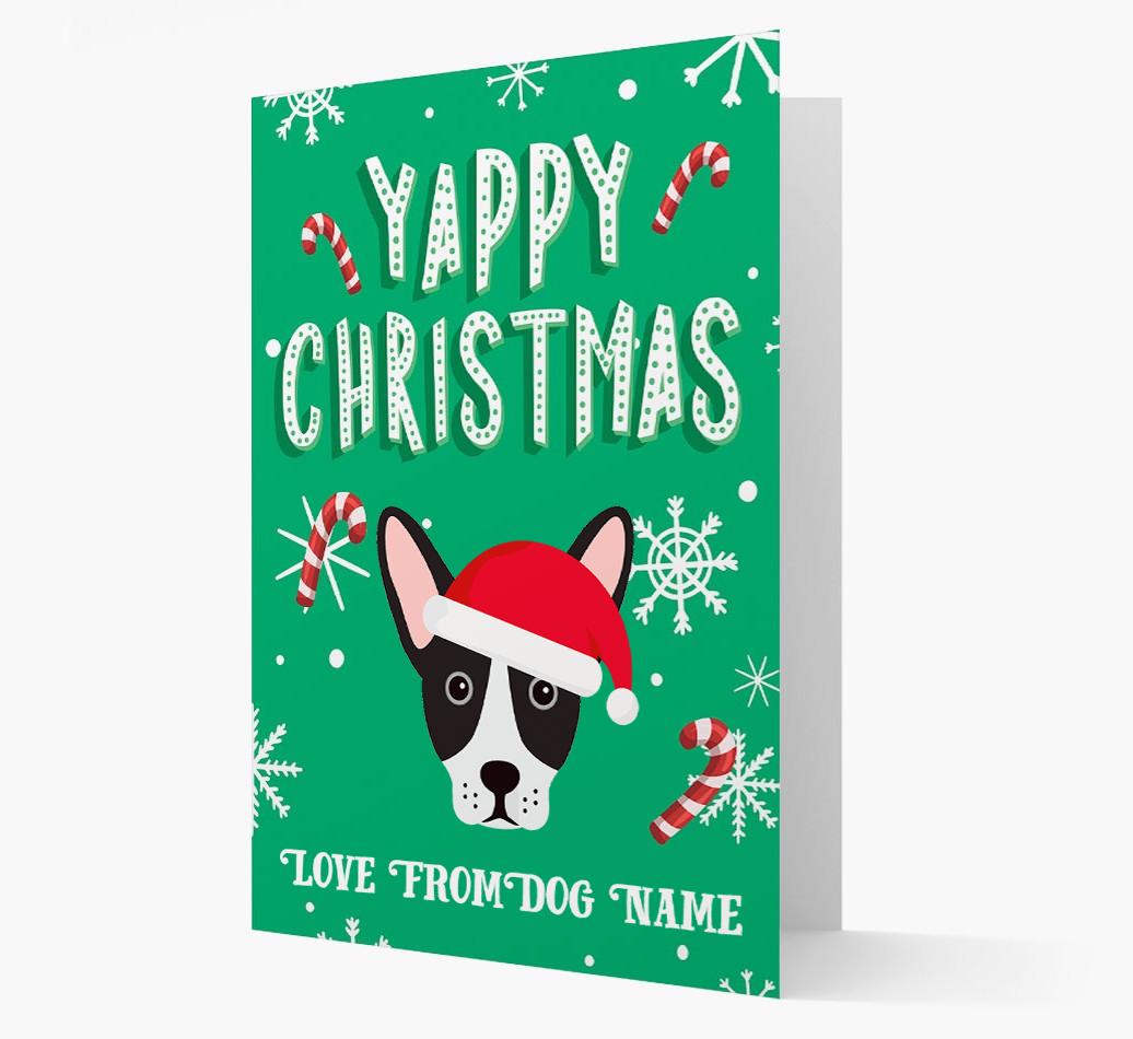 Yappy Christmas: Personalized {breedFullName} Christmas Card