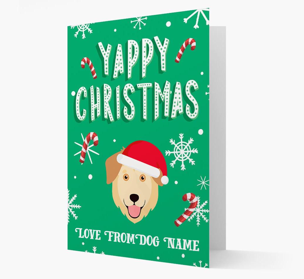 Yappy Christmas: Personalized {breedFullName} Christmas Card