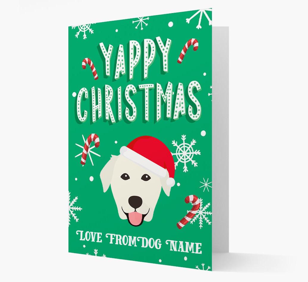 Yappy Christmas: Personalized {breedFullName} Christmas Card