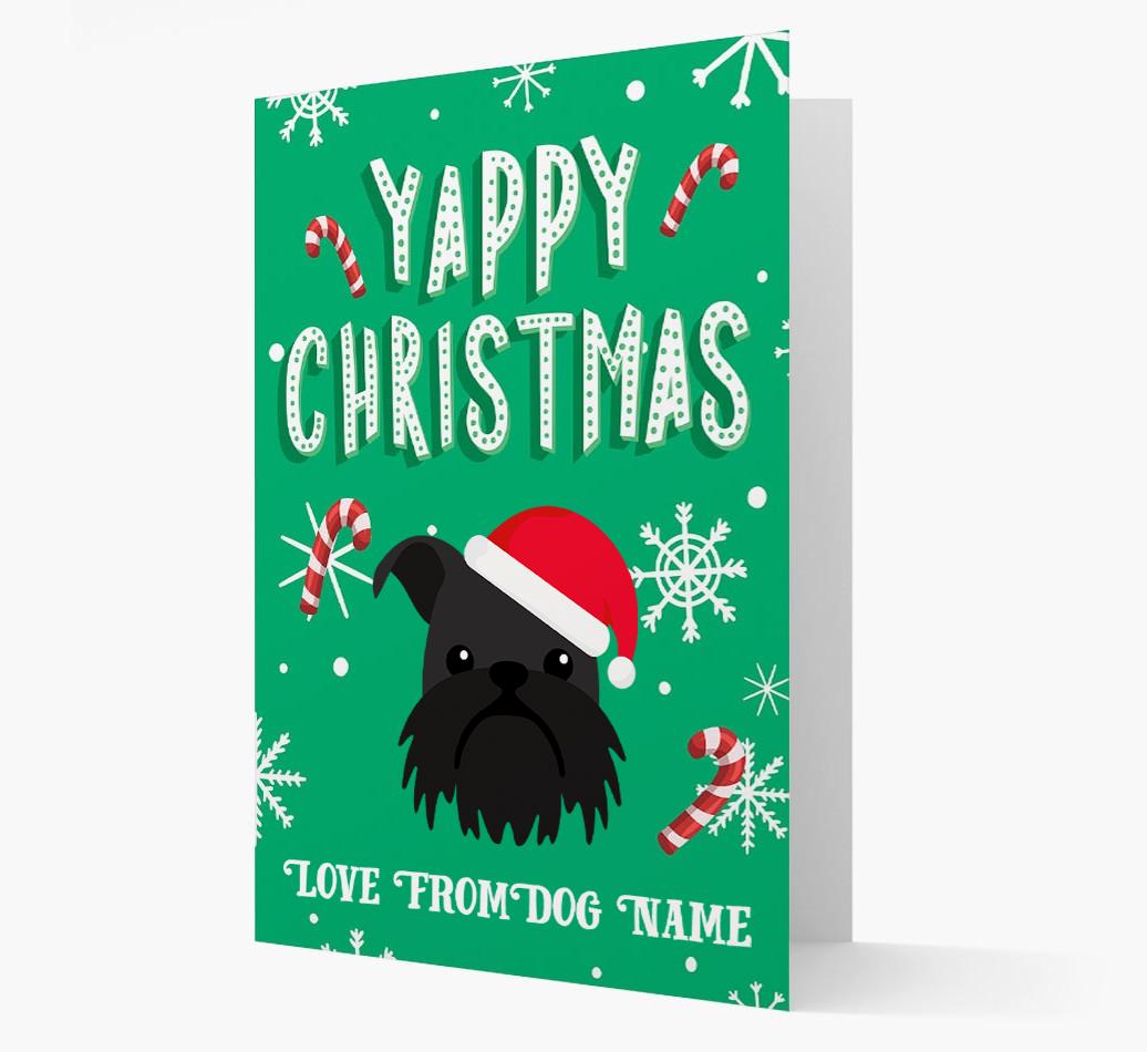 Yappy Christmas: Personalized {breedFullName} Christmas Card