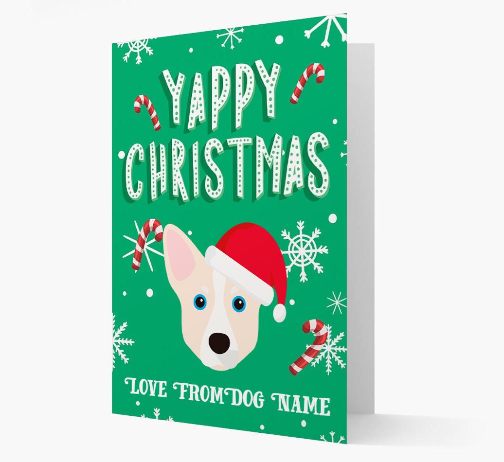 Yappy Christmas: Personalized {breedFullName} Christmas Card