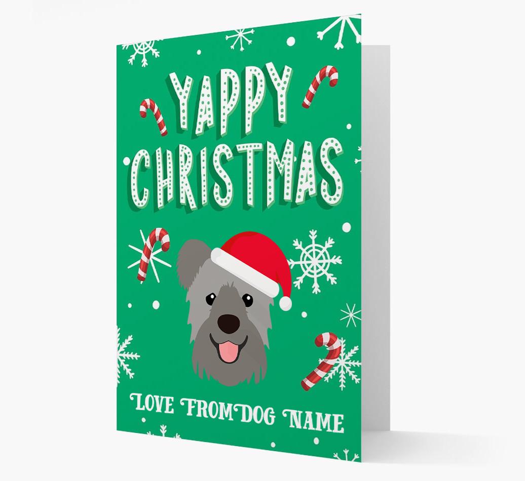 Yappy Christmas: Personalized {breedFullName} Christmas Card