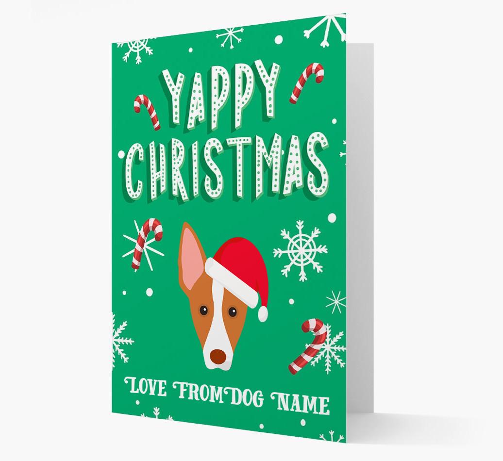 Yappy Christmas: Personalized {breedFullName} Christmas Card