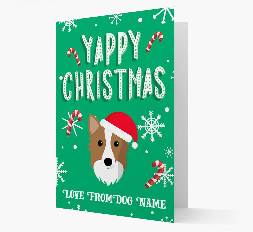 Yappy Christmas: Personalized {breedFullName} Christmas Card