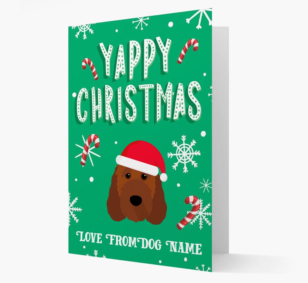Yappy Christmas: Personalized {breedFullName} Christmas Card
