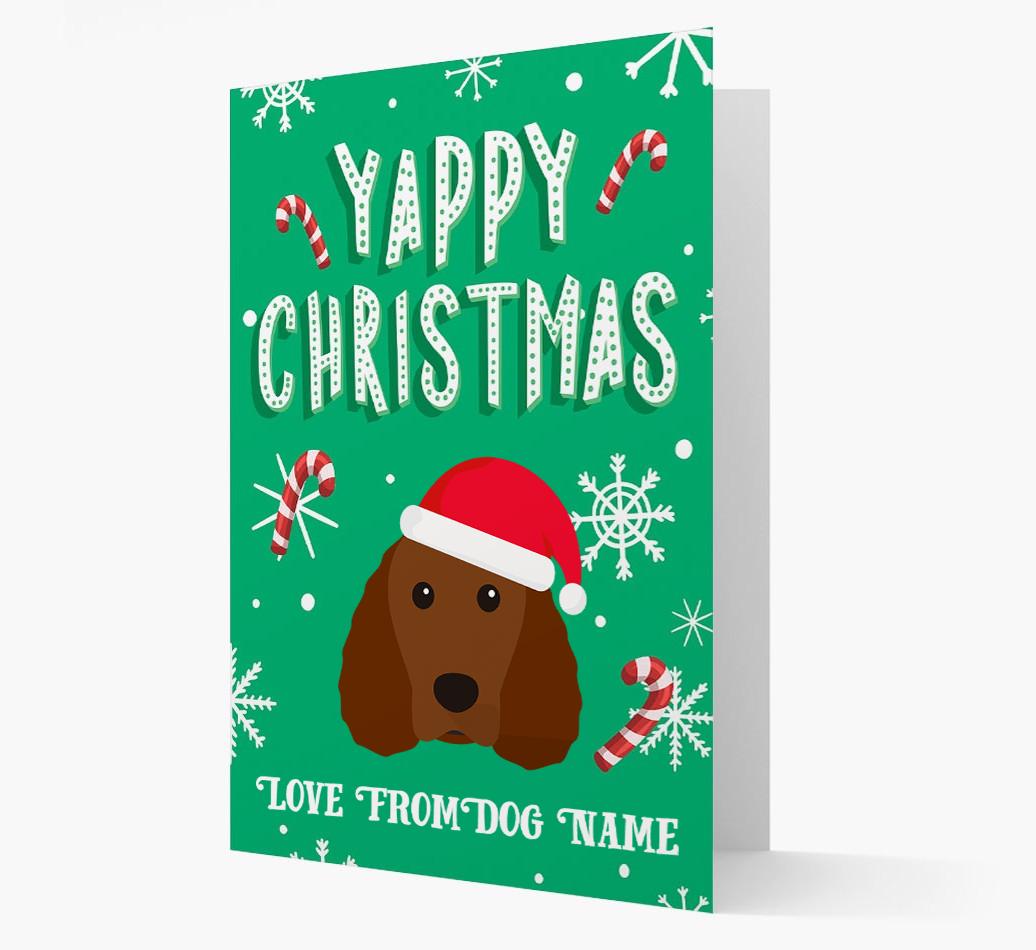 Yappy Christmas: Personalized {breedFullName} Christmas Card