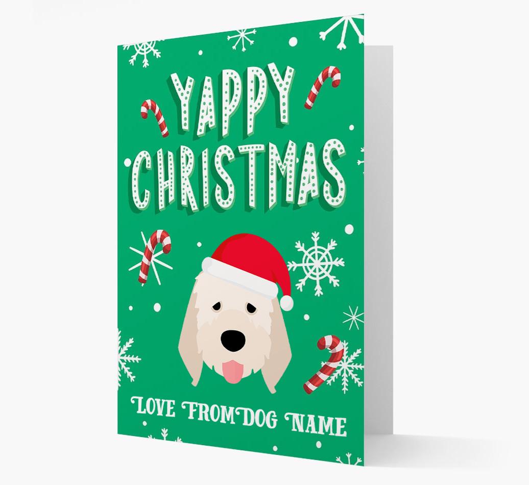 Yappy Christmas: Personalized {breedFullName} Christmas Card