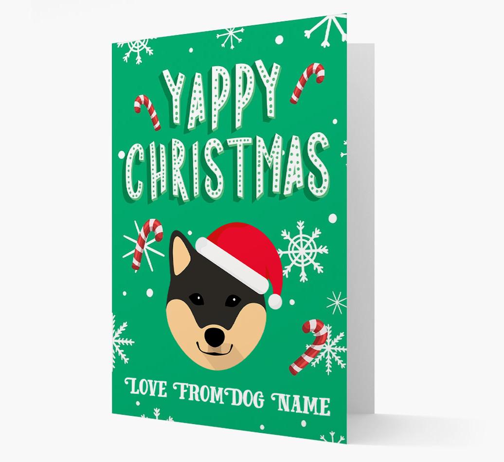 Yappy Christmas: Personalized {breedFullName} Christmas Card