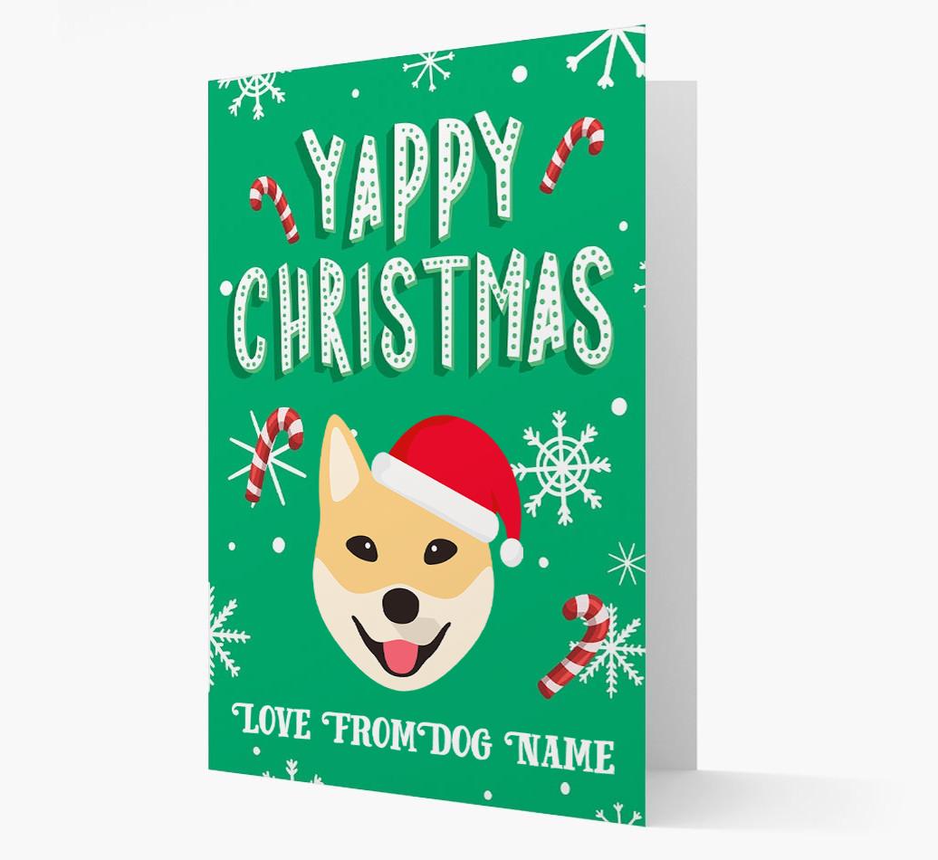 Yappy Christmas: Personalized {breedFullName} Christmas Card
