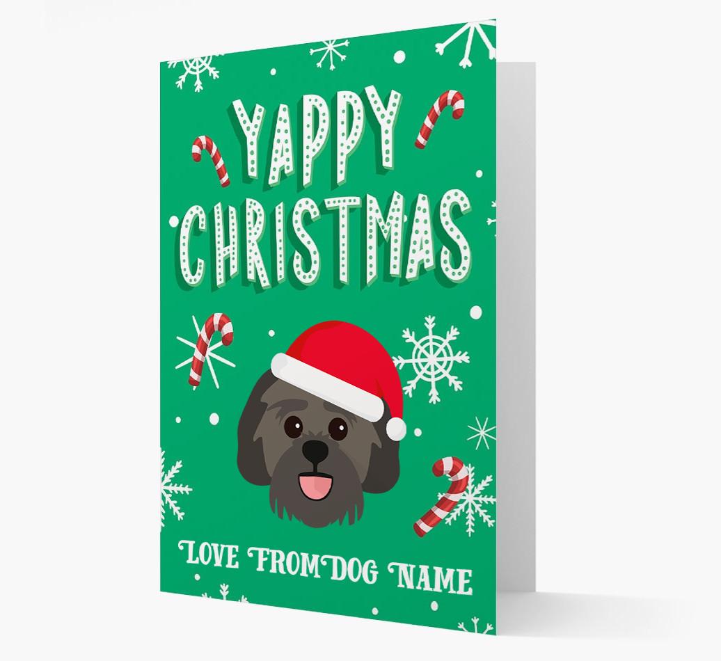 Yappy Christmas: Personalized {breedFullName} Christmas Card