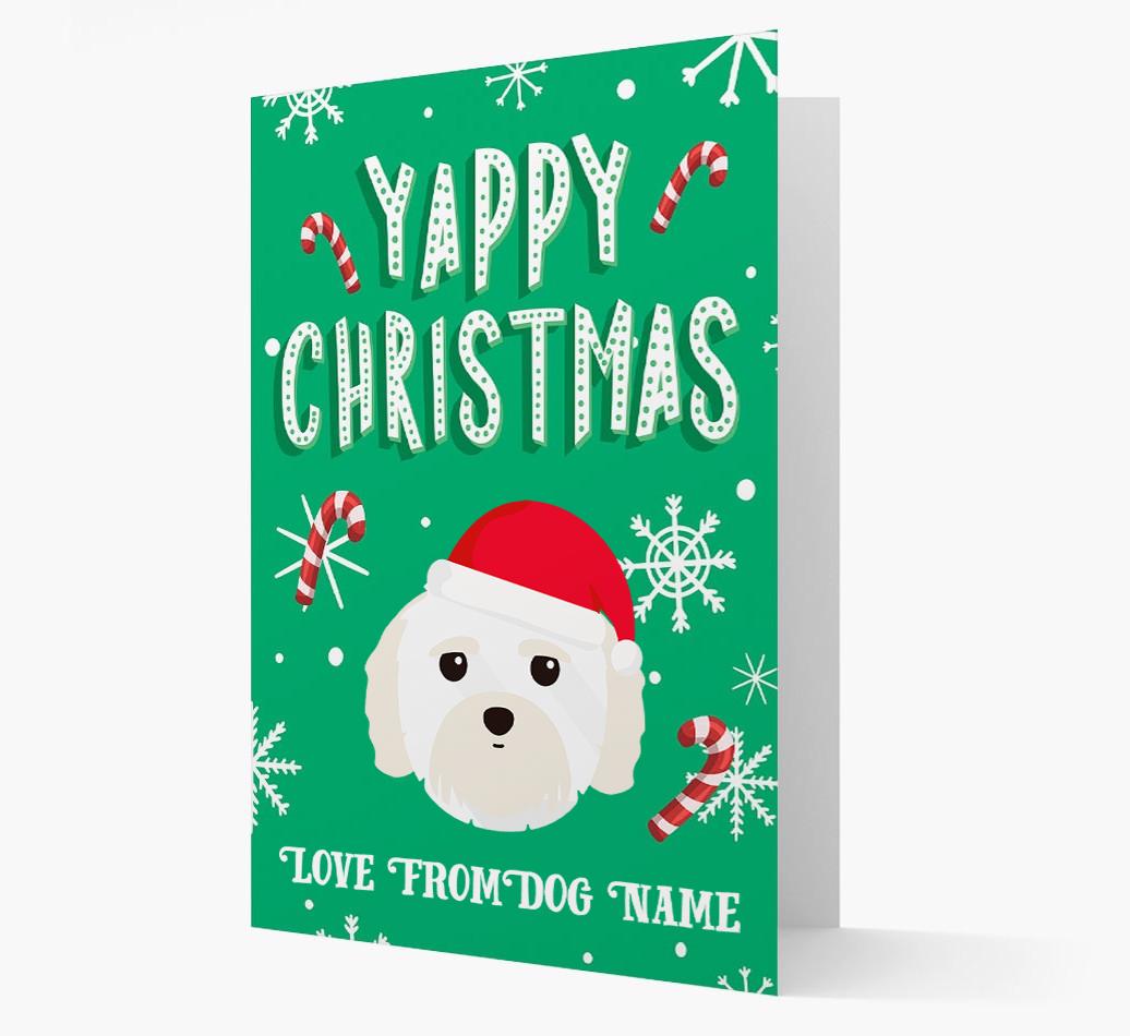 Yappy Christmas: Personalized {breedFullName} Christmas Card