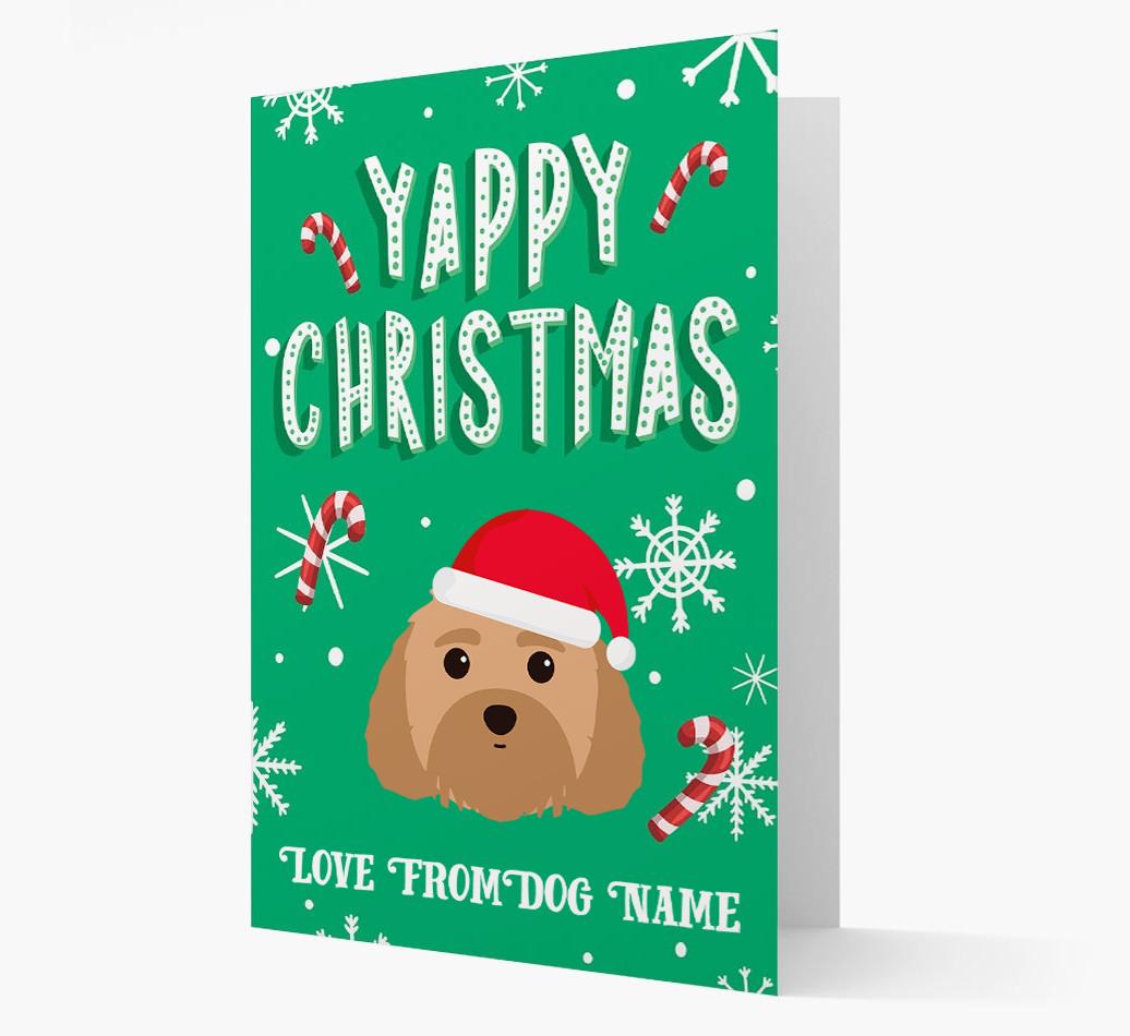 Yappy Christmas: Personalized {breedFullName} Christmas Card
