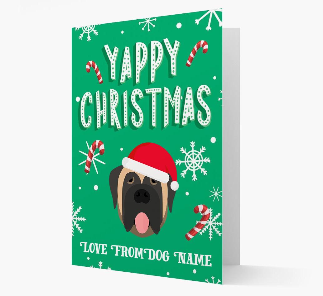 Yappy Christmas: Personalized {breedFullName} Christmas Card