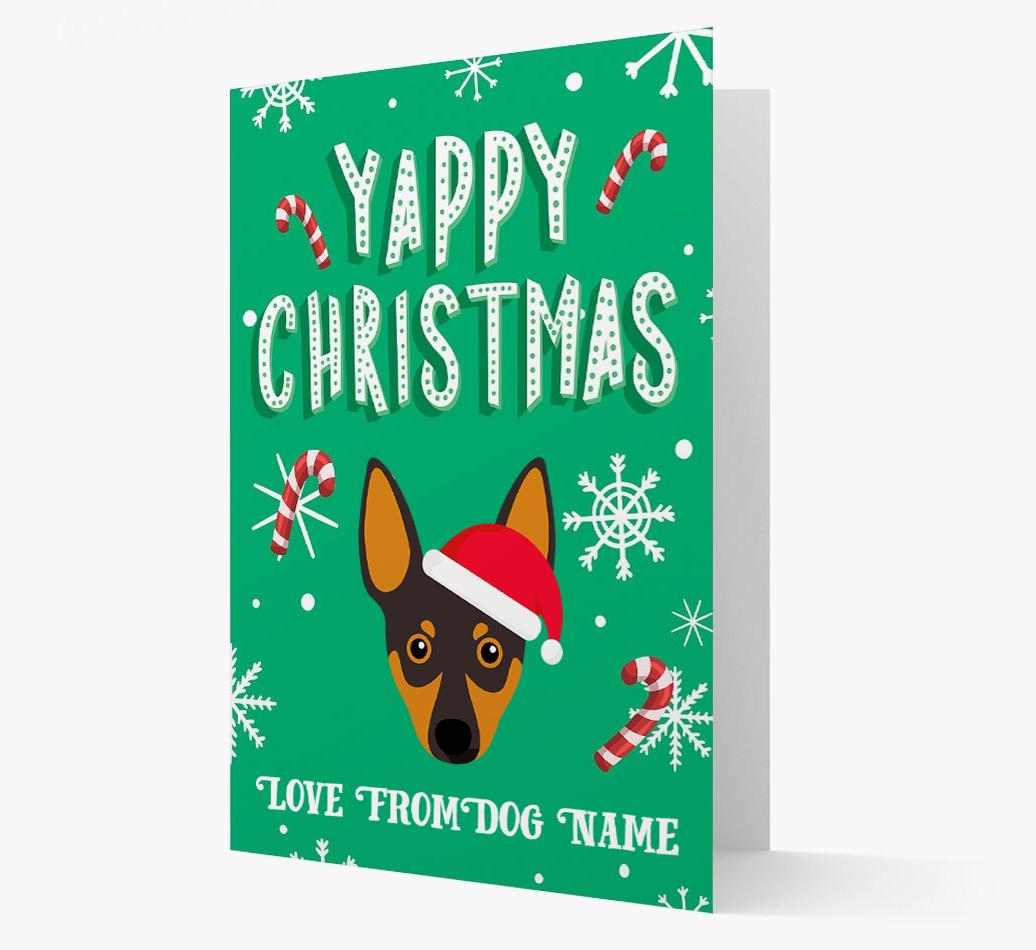Yappy Christmas: Personalized {breedFullName} Christmas Card