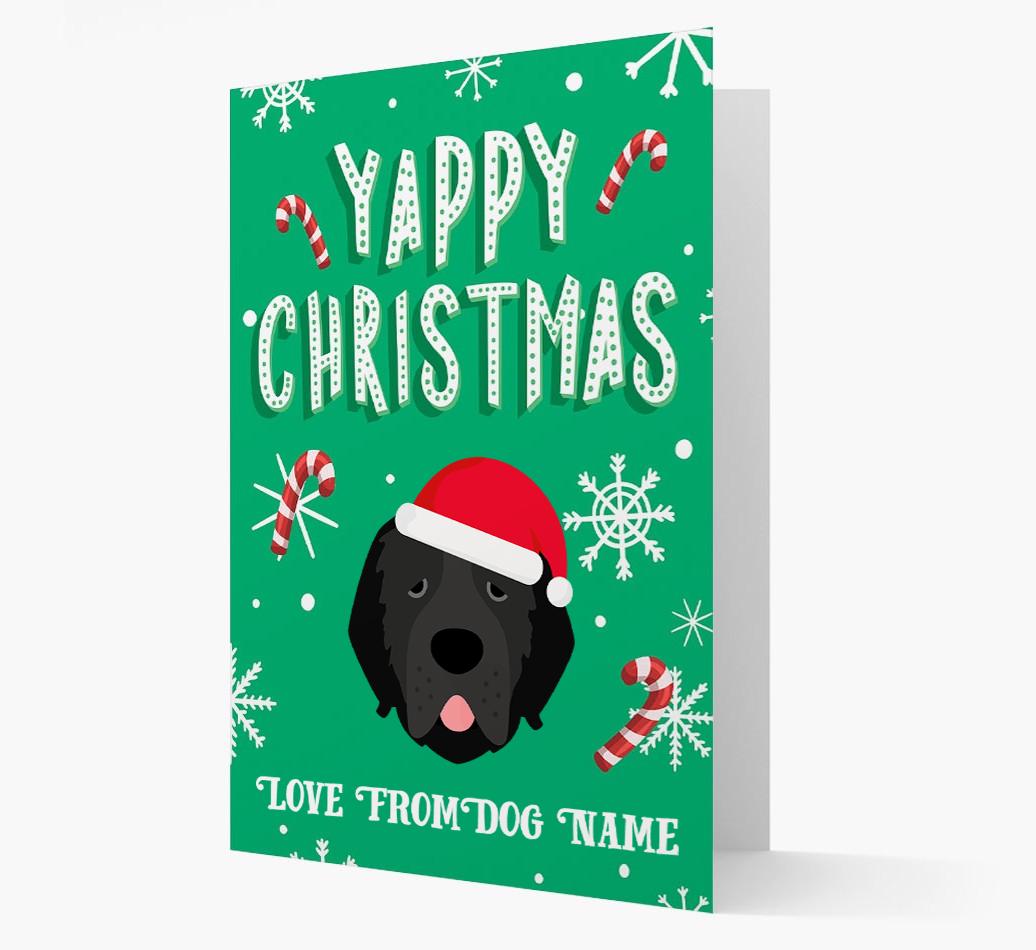 Yappy Christmas: Personalized {breedFullName} Christmas Card